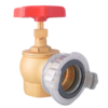 Brass angle valve for firefighting, MIHA brand