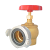 Brass angle valve for firefighting, MIHA brand