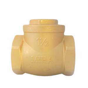 Brass swing check valve